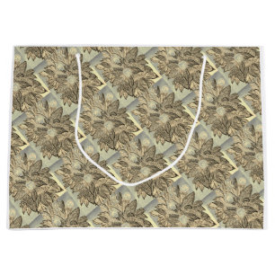 Silver Basket without Handle Large Gift Bag