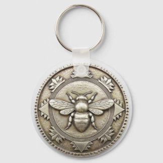 Silver Bee  Key Ring