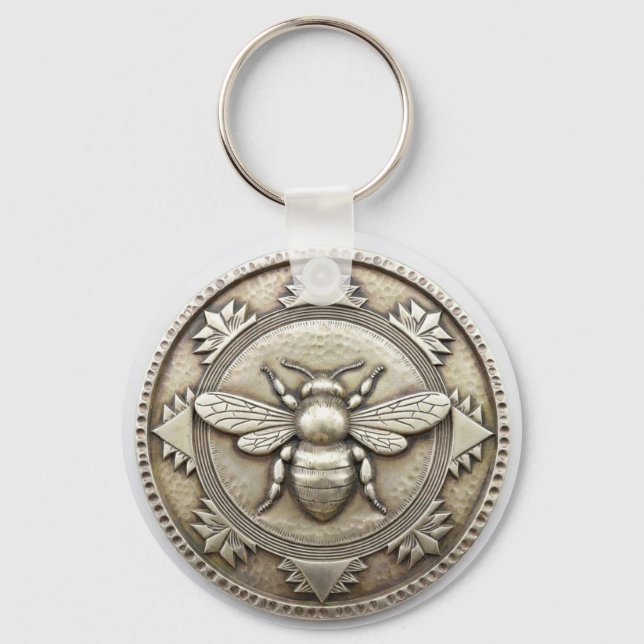 Silver Bee  Key Ring (Front)