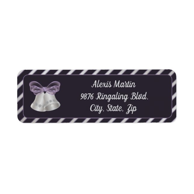 Silver Bells & Diagonal Stripes (Front)