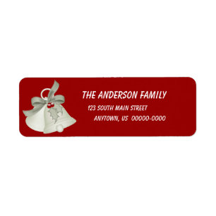 Silver Bells on Red Avery Label