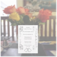 Silver Bells Scrollwork Design Wedding