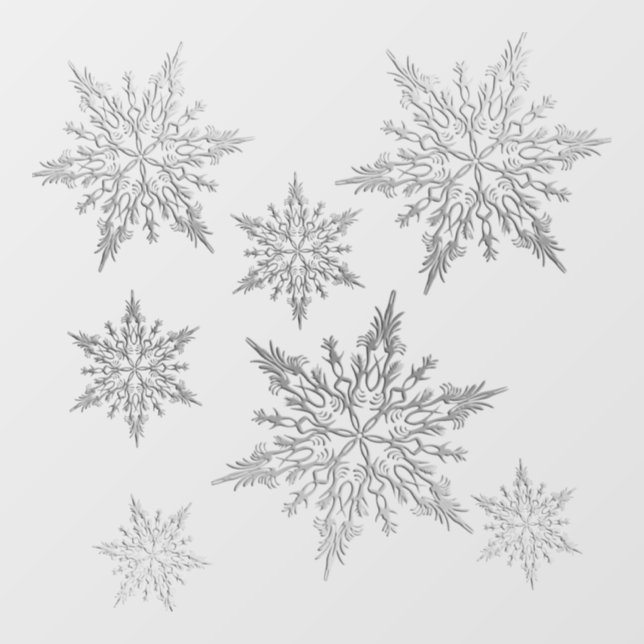 Silver Bells Snowflakes (Sheet)