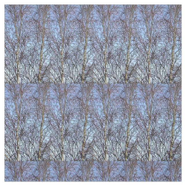 Silver Birches Fabric (Swatch)