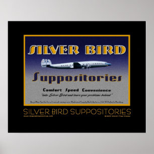Silver Bird Suppositories fine art poster