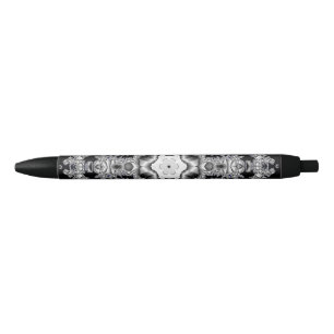 Silver Black Ink Pen