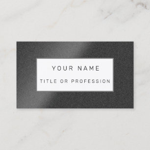 Silver Black Luxury Business Card