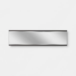 Silver Blank Background For Your Text House Door Sign