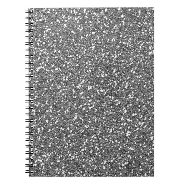 Silver Bling Elegance Notebook (Front)