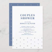 Silver & Blue | Modern Couples Wedding Shower