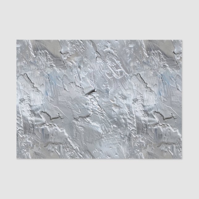 Silver Blue  Tissue Paper (Front)