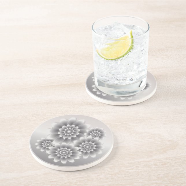 Silver bouquet coaster (Side)