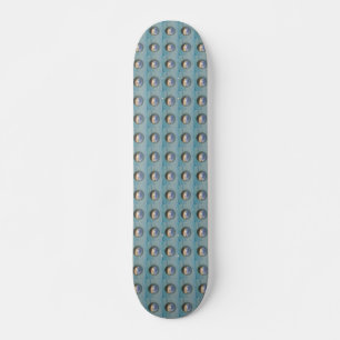 Silver Bubble Spheres Deck Skateboard