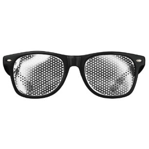 Silver bubbles with glass or metal tone retro sunglasses