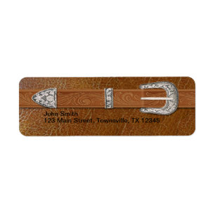 Silver Buckle and Leather