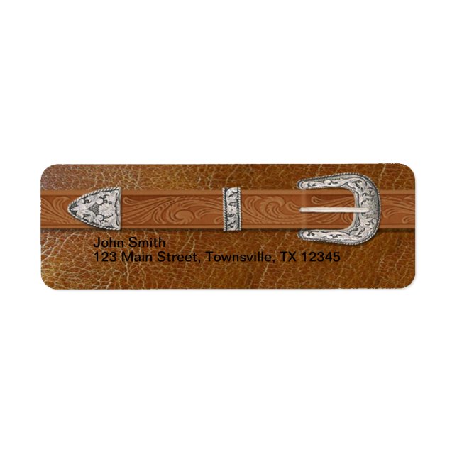 Silver Buckle and Leather (Front)