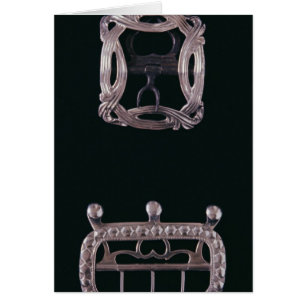 Silver buckles, English, late 18th century