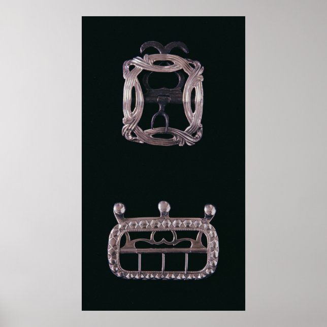 Silver buckles, English, late 18th century Poster (Front)