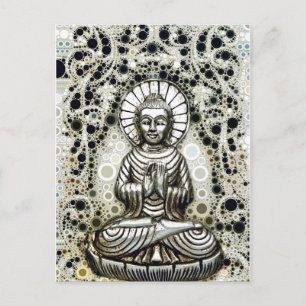 Silver Buddha Postcard