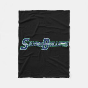 Silver Bullets Softll - Blue Logo Fleece Blanket