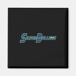 Silver Bullets Softll - Blue Logo Magnet