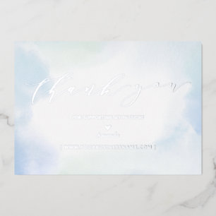 Silver Business Logo Thank you Package Insert