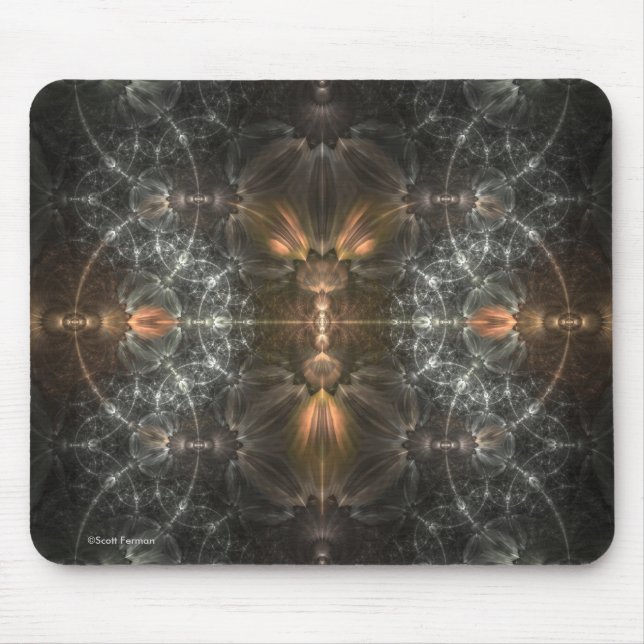Silver Cages Mouse Pad (Front)