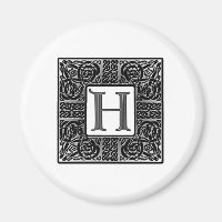 Silver Celtic "H" Monogram