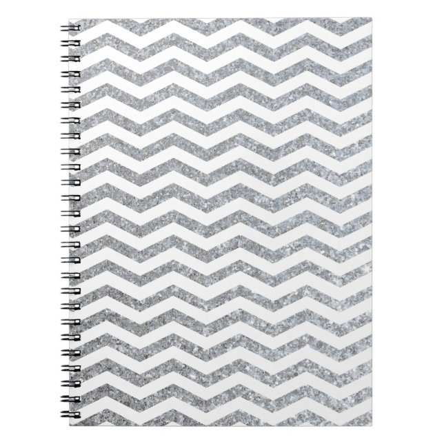 Silver Chevron Notebook (Front)