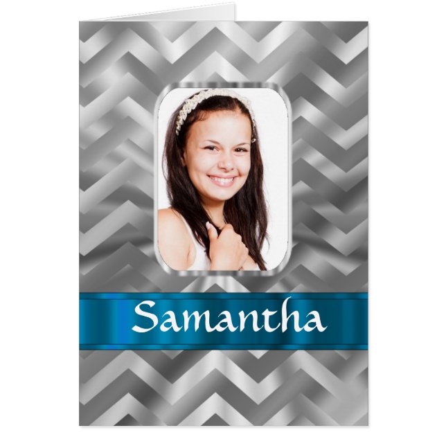 Silver chevron photo template (Front)
