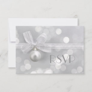 Silver Christmas RSVP