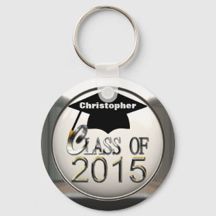 Silver Class Of 2015 Key Chain