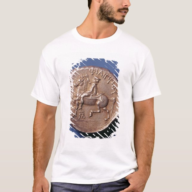 Silver coin of Philip II of Macedon T-Shirt (Front)
