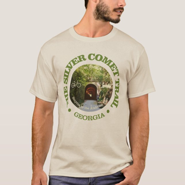 Silver Comet Trail (cycling c) T-Shirt (Front)