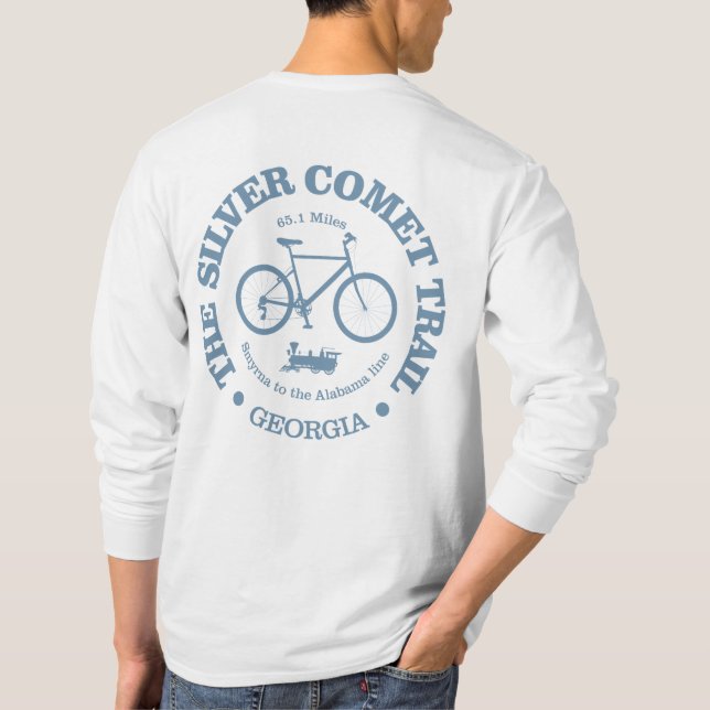 Silver Comet Trail (cycling) T-Shirt (Back)
