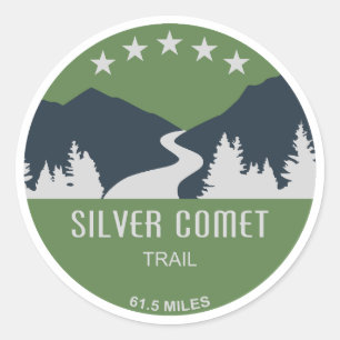Silver Comet Trail Georgia Classic Round Sticker