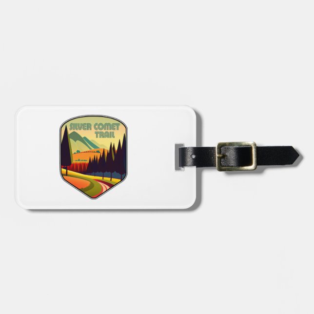 Silver Comet Trail Georgia Colours Luggage Tag (Front Horizontal)