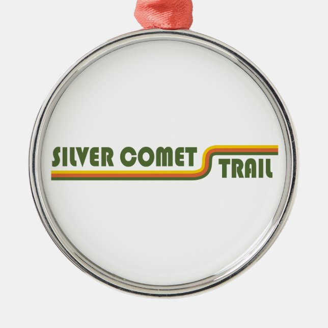 Silver Comet Trail Georgia Metal Tree Decoration (Front)