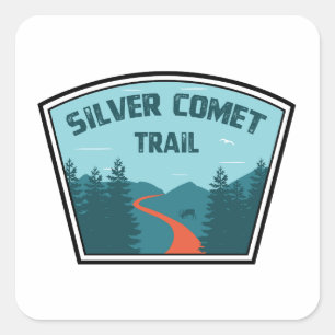 Silver Comet Trail Georgia Square Sticker
