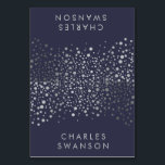 Silver Confetti Dots | DIY Colour Place Cards<br><div class="desc">Stylish Silver Confetti Dots | DIY background colour Fold in Half Table Place Cards. ⭐⭐PLEASE READ BEFORE ORDERING⭐⭐ 100% Customisable. Ready to Fill in the box(es) or Click on the CUSTOMIZE button to add, move, delete or change any of the text or graphics. DIRECTIONS TO ADD NAMES/NUMBERS TO CARDS -...</div>