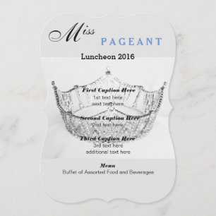 Silver Crown Luncheon Program Card