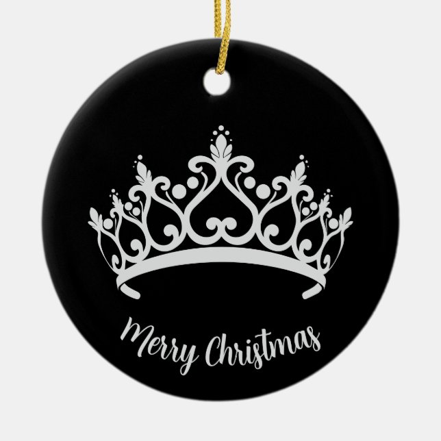Silver Crown Ornament (Front)