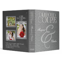 Silver Damask 60th Diamond Anniversary Scrapbook