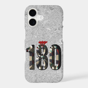Silver Darts Score 180 Design,