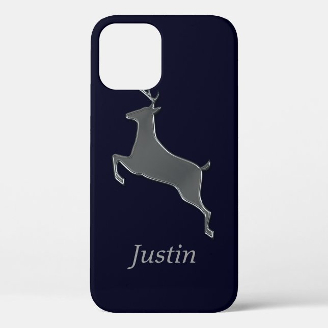 Silver Deer Personalised Case-Mate iPhone Case (Back)