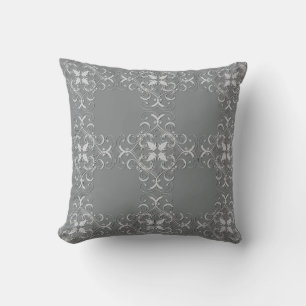 Silver Diamond Designer Pillow