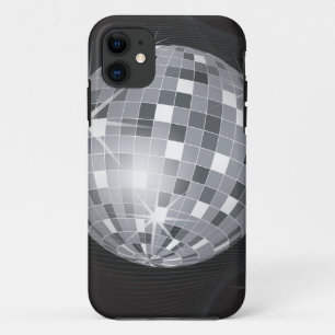 silver disco ball iPhone 11 case