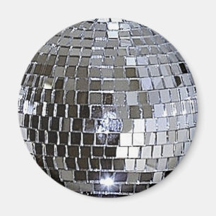 Silver Disco Ball Magnet