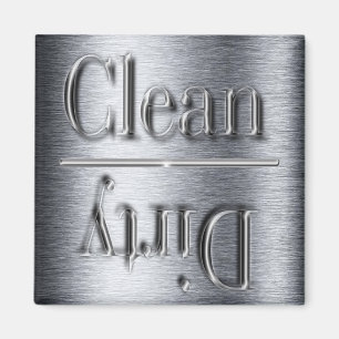 silver dishwasher magnet