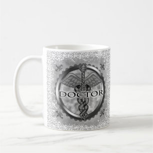 Silver doctor coffee mug